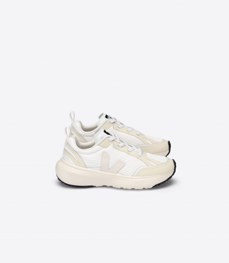 Veja Original Elastic Laces Alveomesh White Pierre
