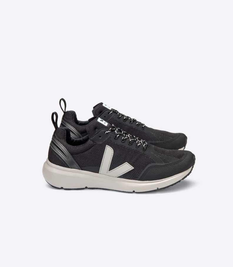 2 Alveomesh Black Oxford Grey Sole Veja Premium