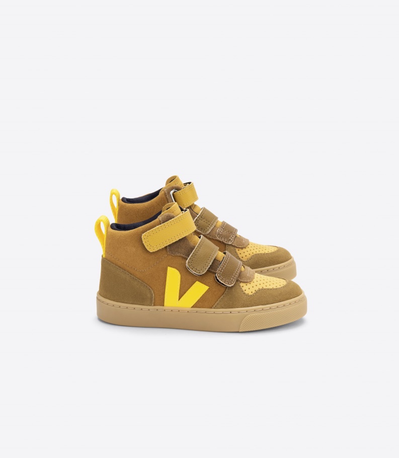 Mid Suede Multico Camel Tonic Veja Collection