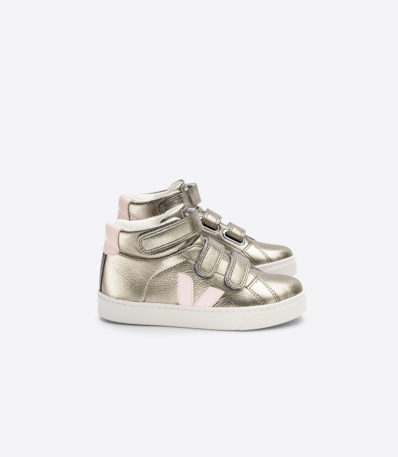 Mid Chromefree Leather Bronze Petale Veja