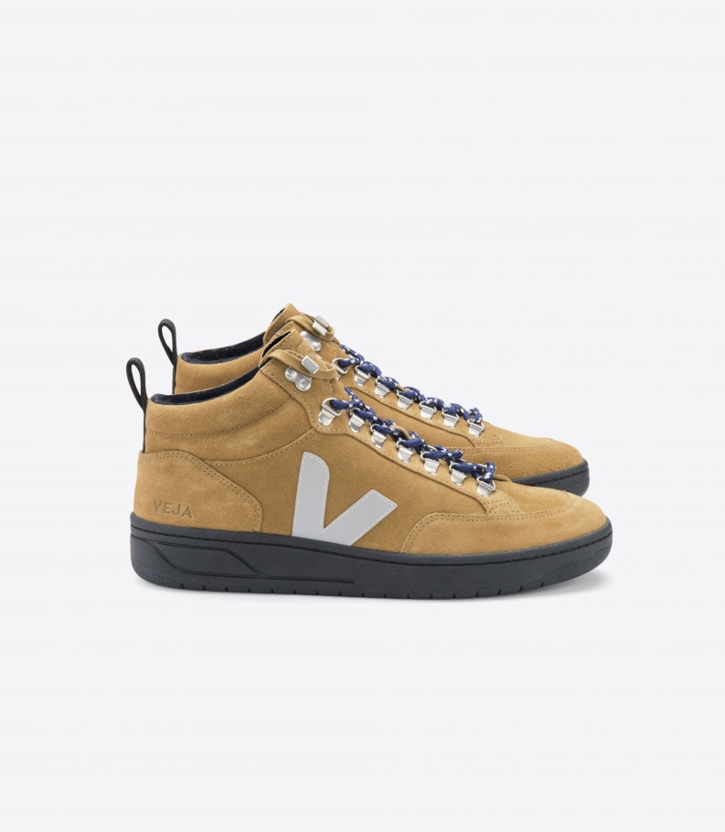 Original Veja Suede Tent Grey Black Sole