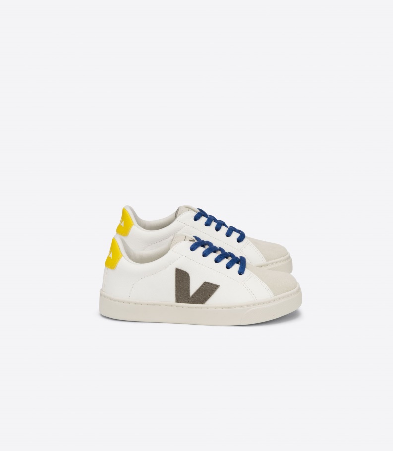 Collection Laces Chromefree Leather White Moonrock Tonic Veja