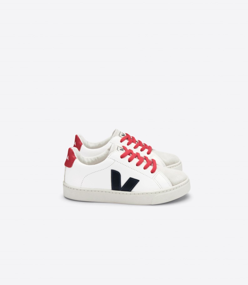 Laces Chromefree Leather White Nautico Pekin Veja Original