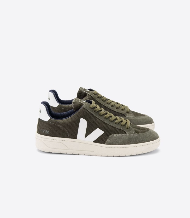 B-Mesh Olive White Premium Veja