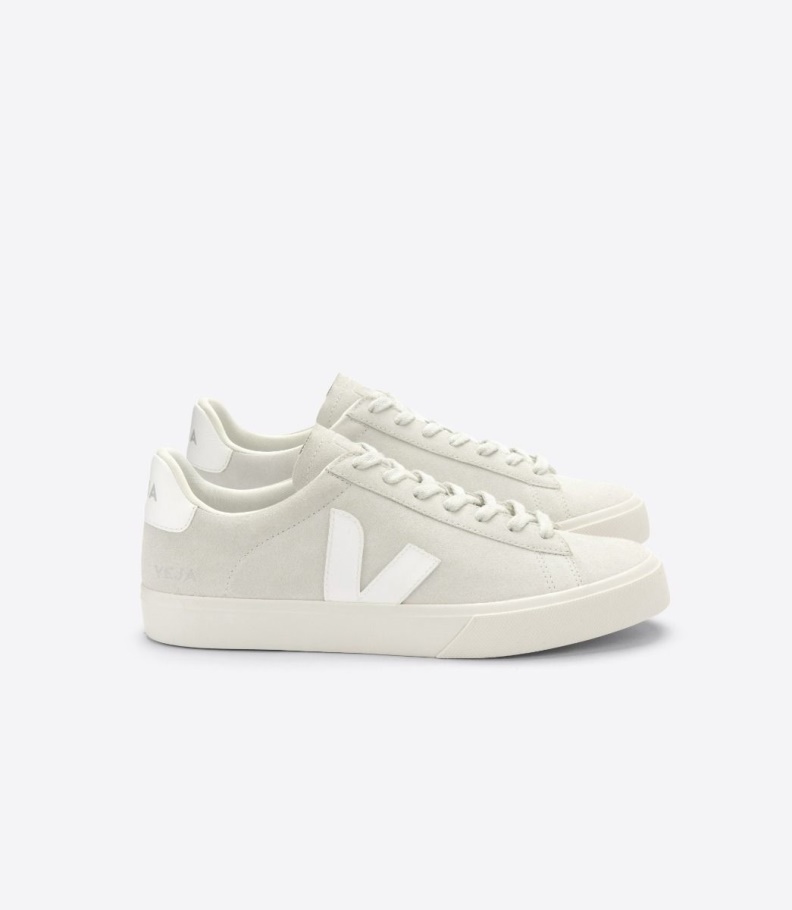 Collection Veja Suede Natural White