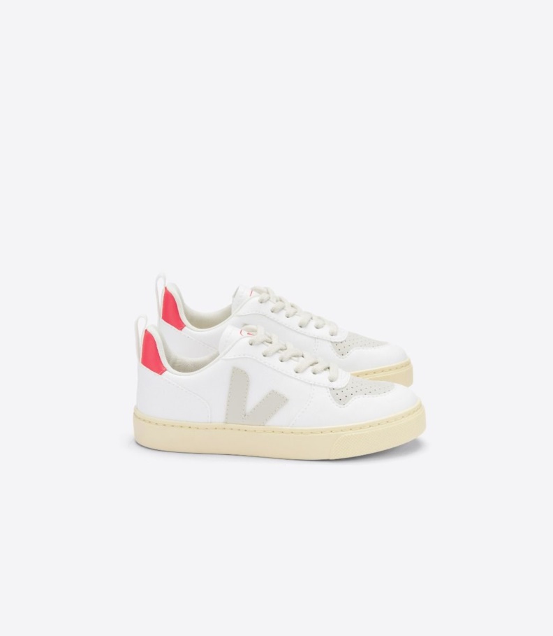 Laces Cwl White Pierre Rose Fluo Premium Veja