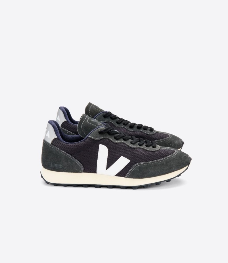 Veja Branco Alveomesh Black White Oxford Grey Original
