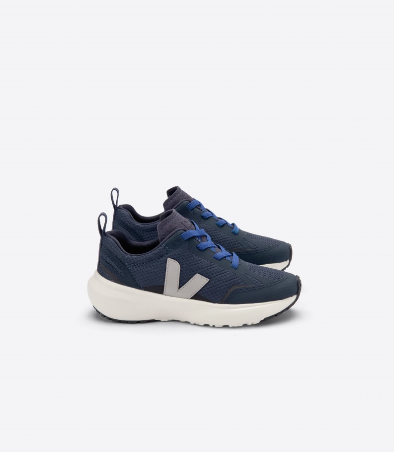 Elastic Laces Alveomesh Nautico Oxford Grey Veja Premium