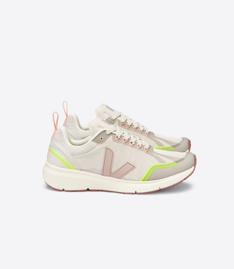 2 Alveomesh Natural Babe Jaune-Fluo Series Veja