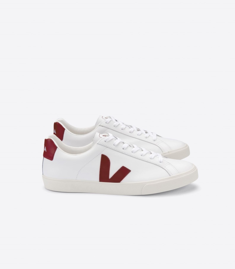 Leather White Marsala Premium Veja