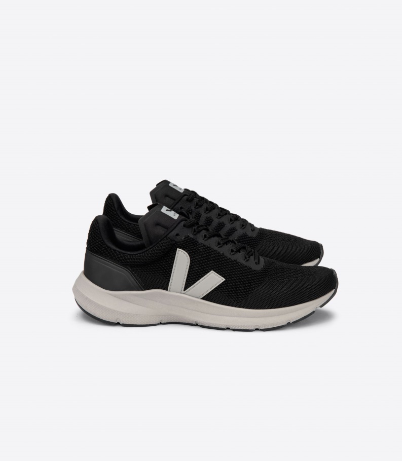 Veja Premium V-Knit Black Oxford Grey