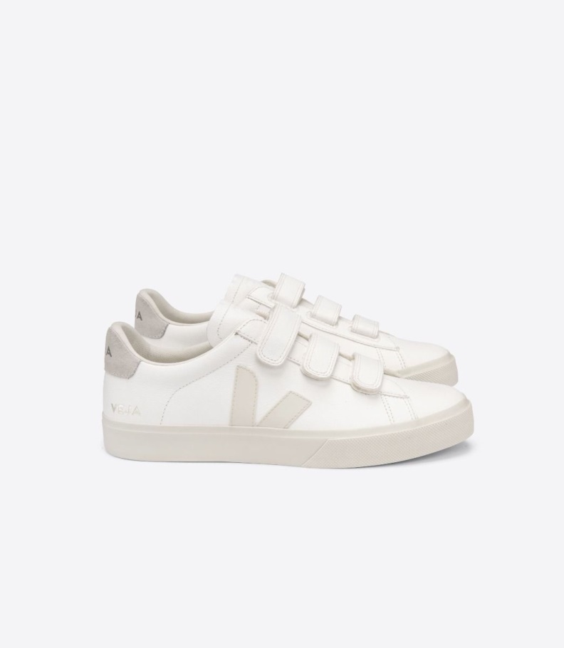 Series Chromefree Leather White Pierre Natural Veja