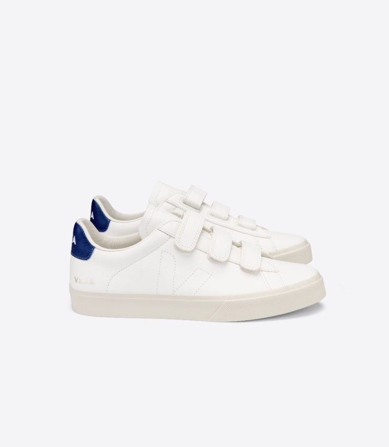 Chromefree Leather White Cobalt Perfect Veja