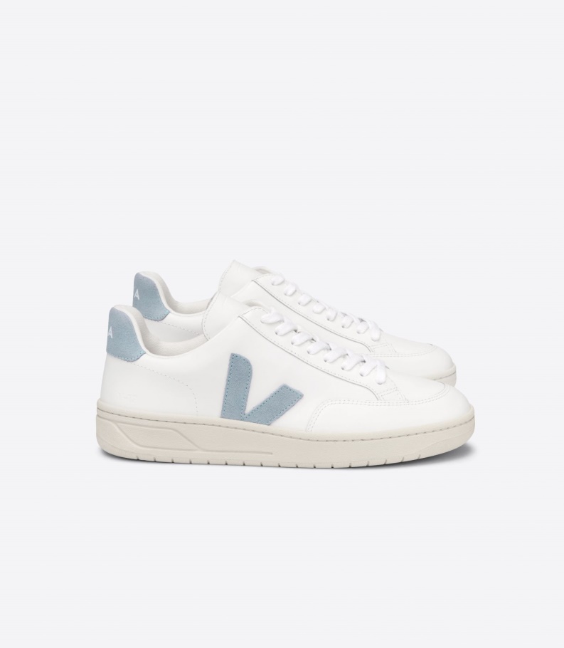 Original Leather White Steel Veja