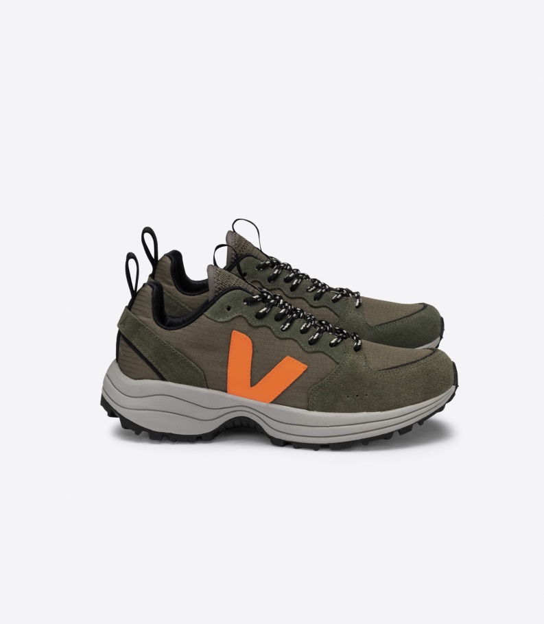 Perfect Veja RipSop Kaki Neon-Orange