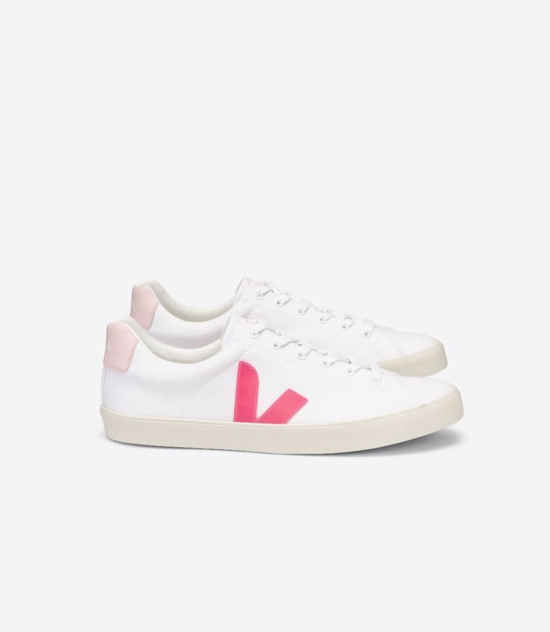 Veja Collection Se Canvas White Rose-Fluo Petale