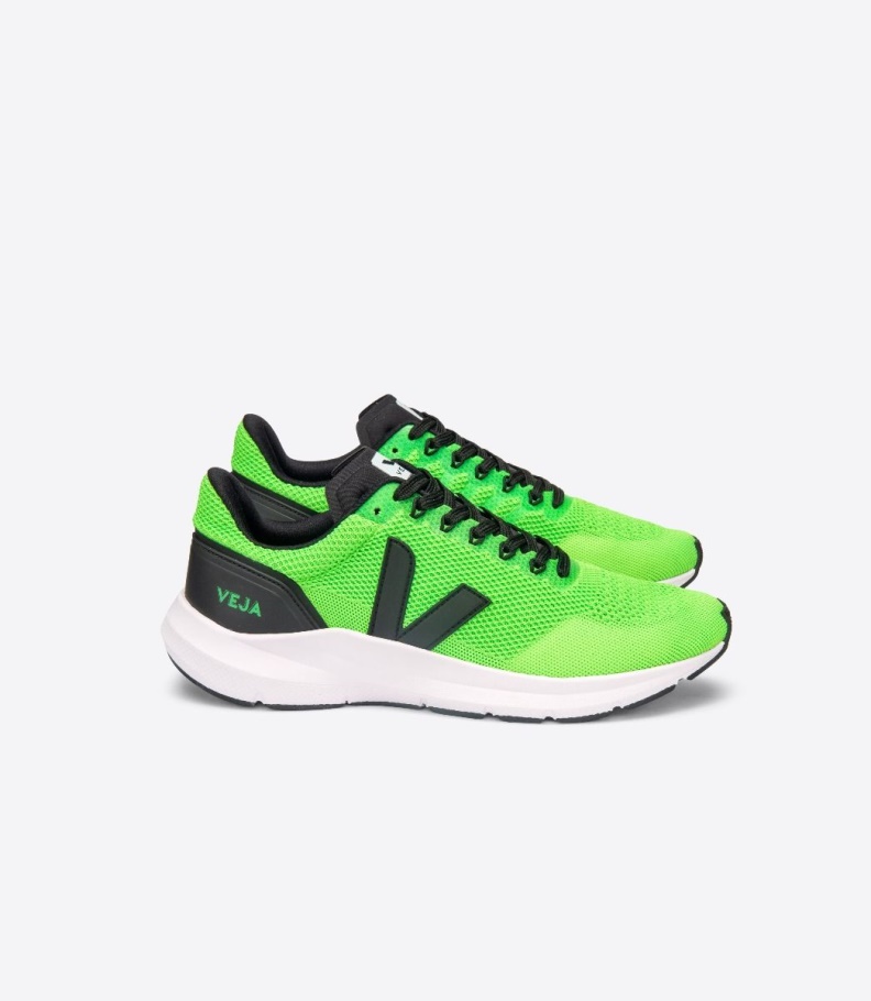V-Knit Vert Fluo Black Veja Premium