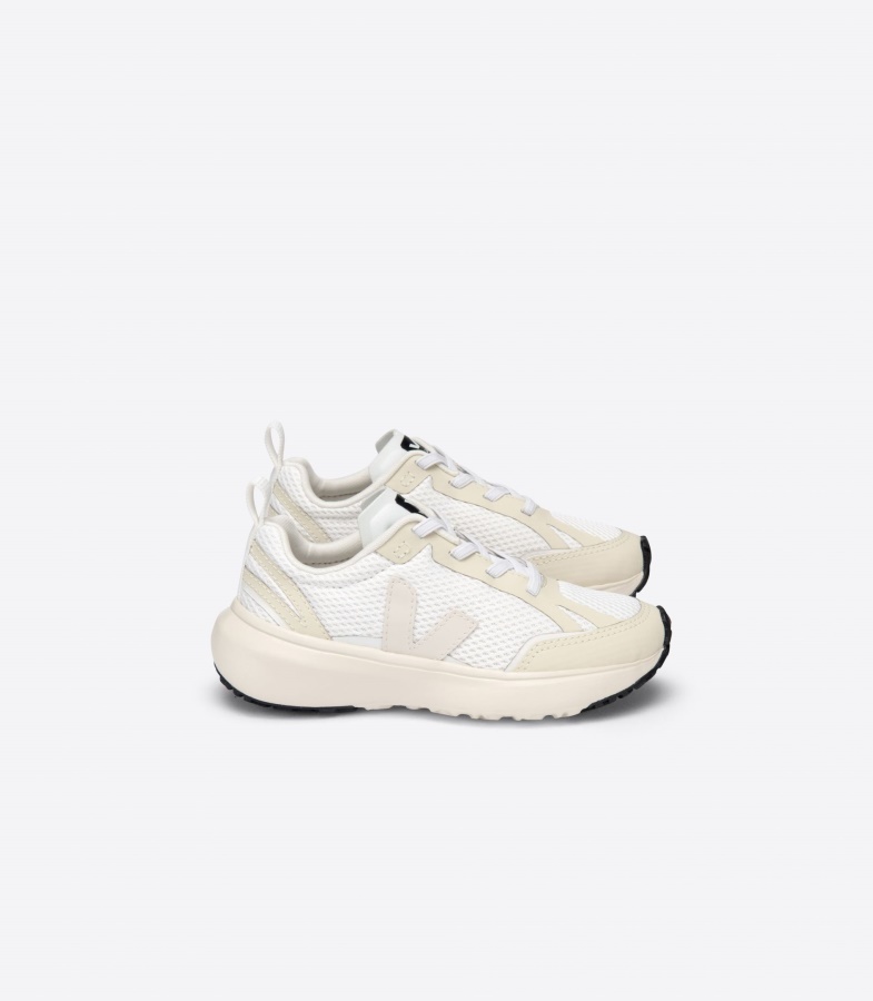 Canary Elastic Laces Alveomesh White Pierre Veja