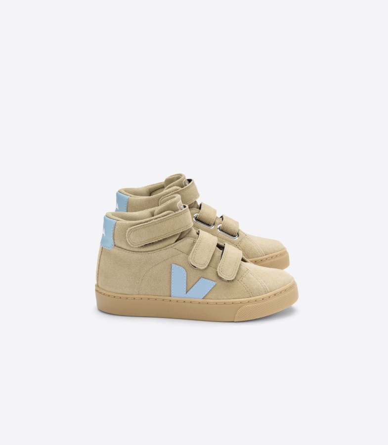 Esplar Mid Suede Dune Steel Veja
