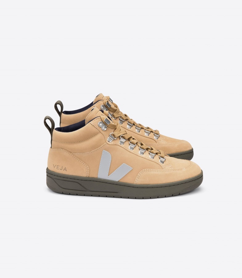 Roraima Suede Desert Oxford Grey Kaki Veja
